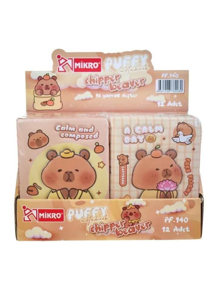 Mikro Pf-140 Puffy Cipper Beaver Not Defteri