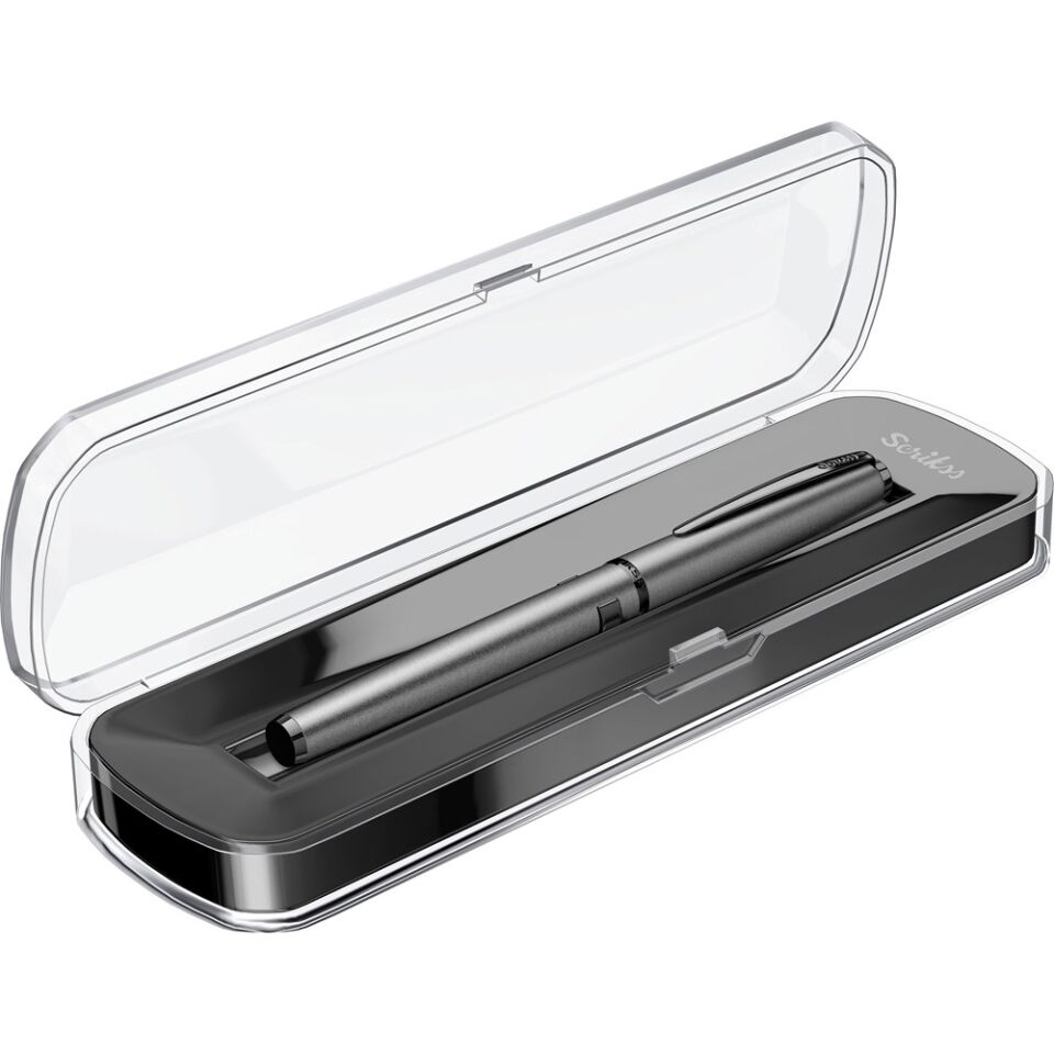 Scrikss 78M Roller Kalem Mat Gri Kristal Kutu