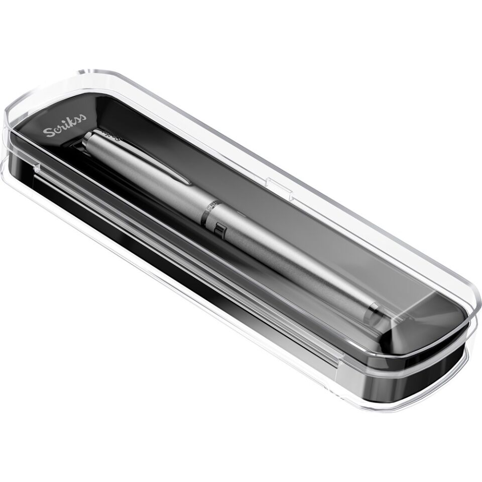 Scrikss 78M Roller Kalem Mat Gri Kristal Kutu