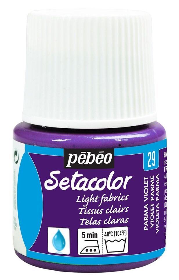 Pebeo Setacolor Transparan 45 Ml Şişe Violrt De Parme