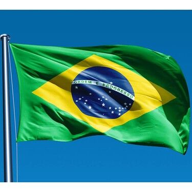 Buket 50x75 Cm Brezilya Bayrağı