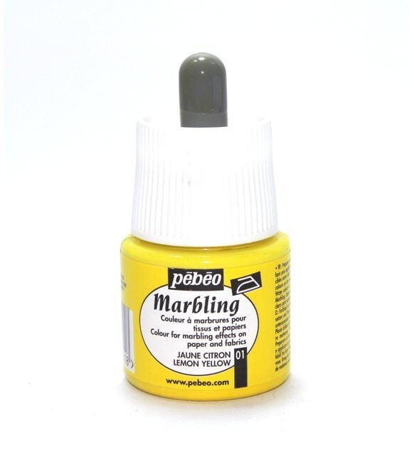 Pebeo Marblıng Ebru Boya45 Ml Şişe Lemon Yellow