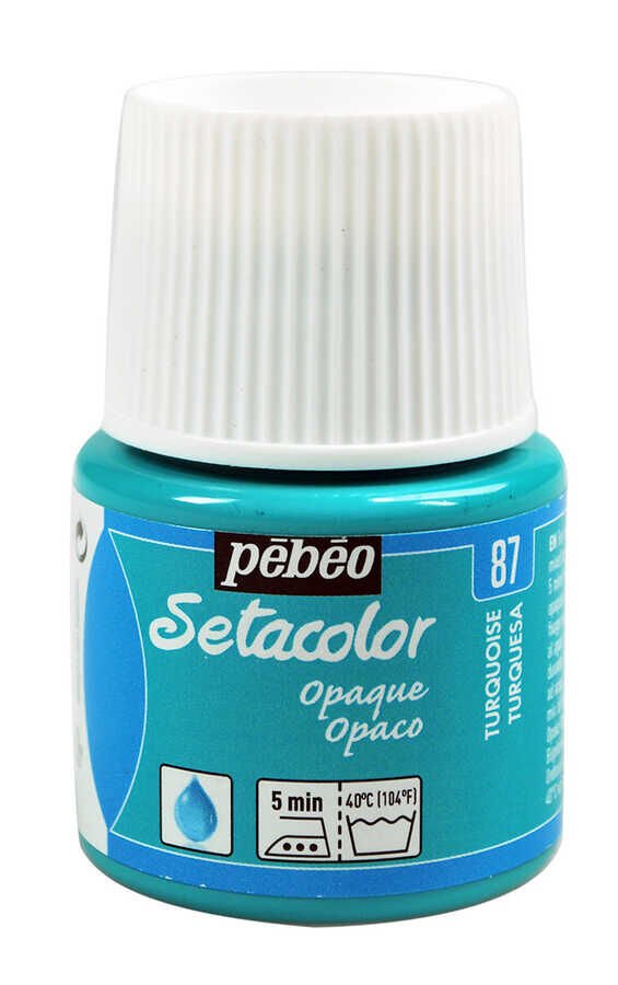 Pebeo Setacolor Transparan 45 Ml Şişe Turquoise