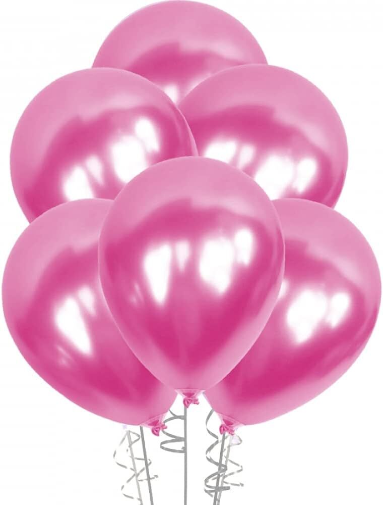 Gemar Balon Metalik Pembe 11'' 100 Lü Paket