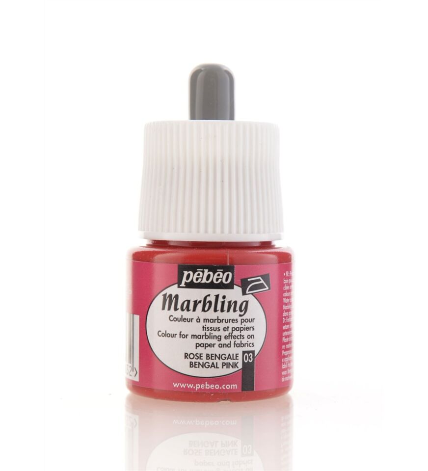 Pebeo Marblıng Ebru Boya 45 Ml Şişe Bengal Pink
