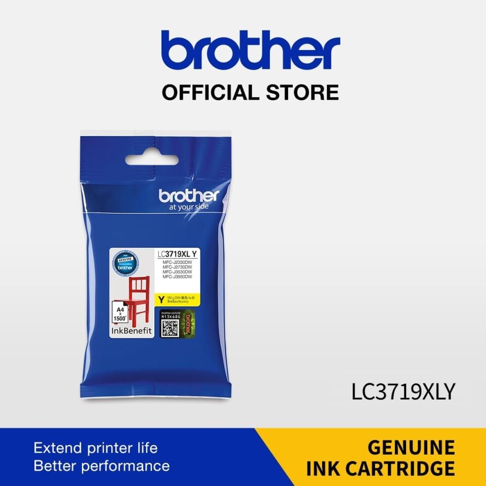 Brother Lc-3719 Xl Y Sarı 1,5 K Kartuş