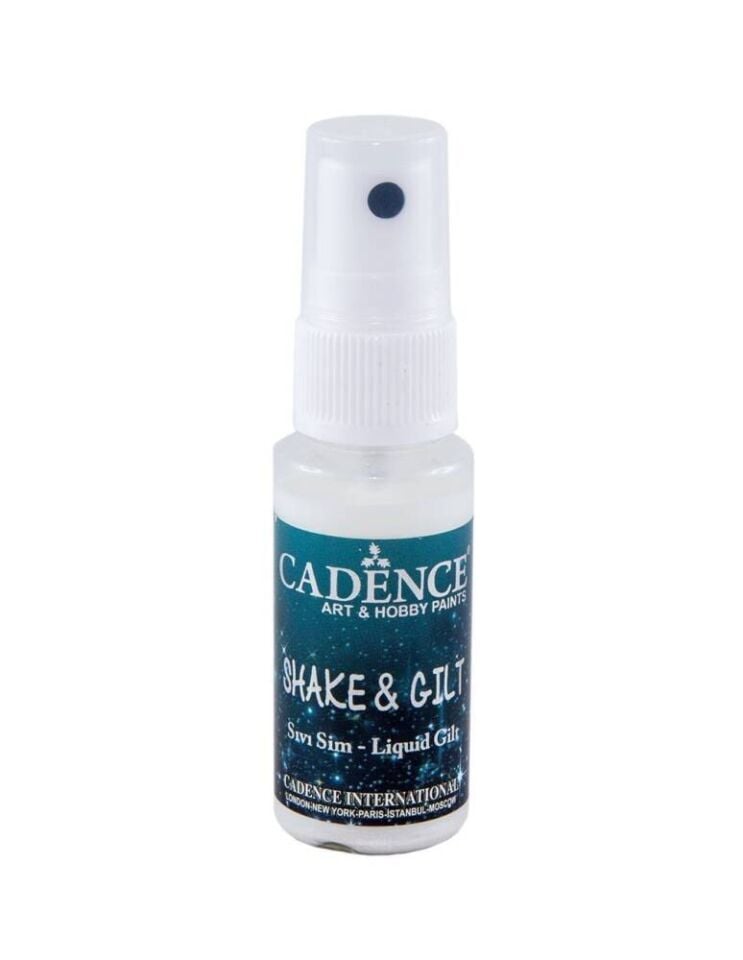 Cadence Shake & Gilt Sıvı Sim Gümüş 25 Ml