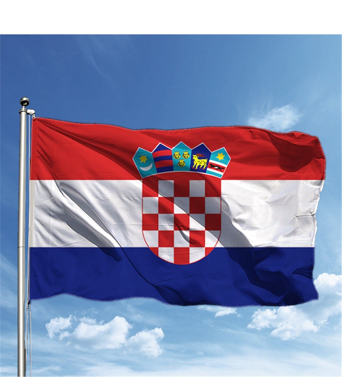 Buket 50x75 Cm Hırvatistan Bayrağı