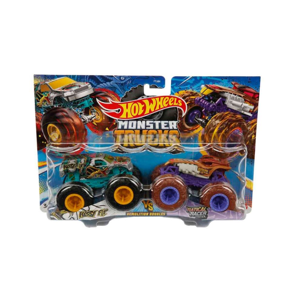 Mlt Hot Wheels Monster Trucks İkili 1.64 Arabalar
