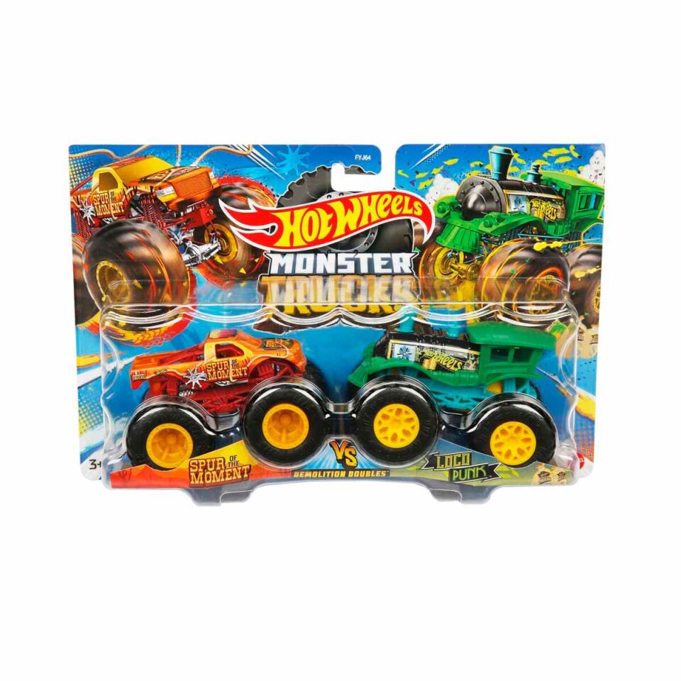 Mlt Hot Wheels Monster Trucks İkili 1.64 Arabalar