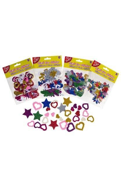 Bu-Bu Simli Eva Sticker 24 Lü