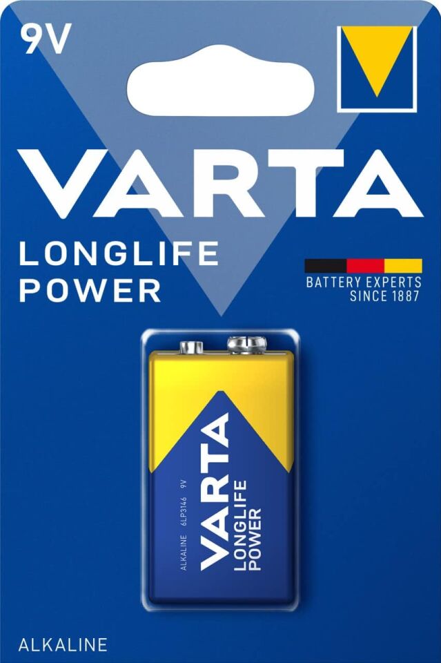 Varta Endüstriyel Alkalin 9V Pil