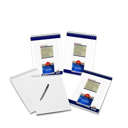 Gıpta Prısma Spiralli Karton Kapak Bloknot A4 100 Yp Çizgili