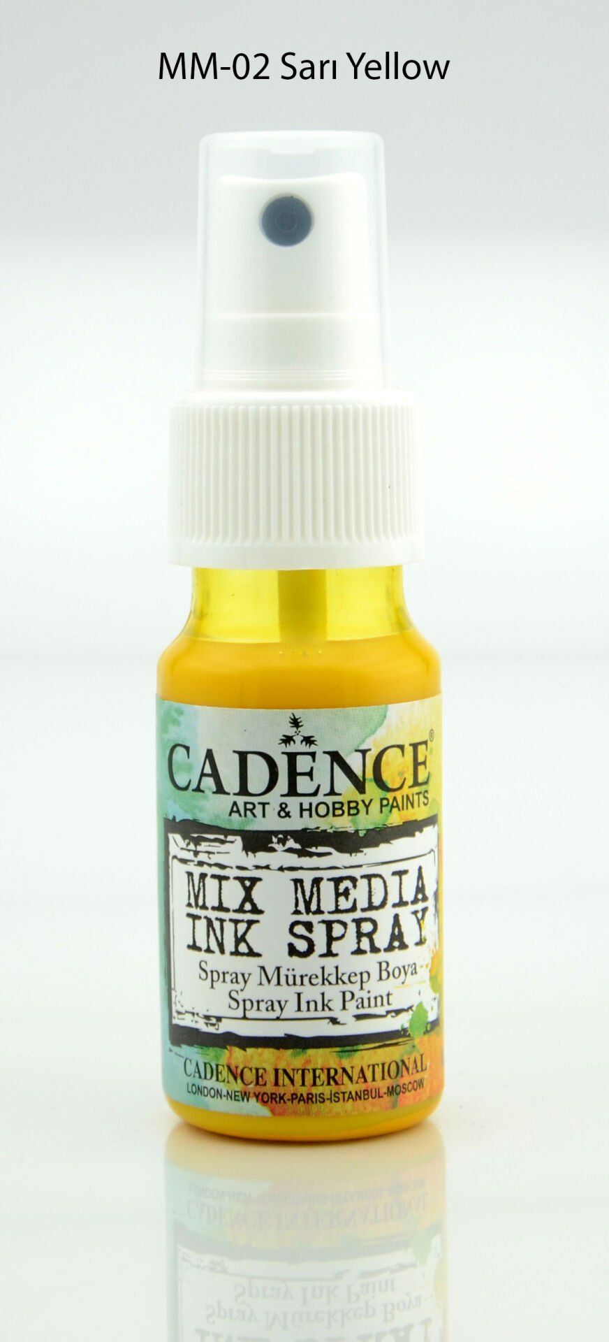 Cadence Mıx Medıa Ink Sprey Mürekkep Mm-02 Sarı 25 Ml