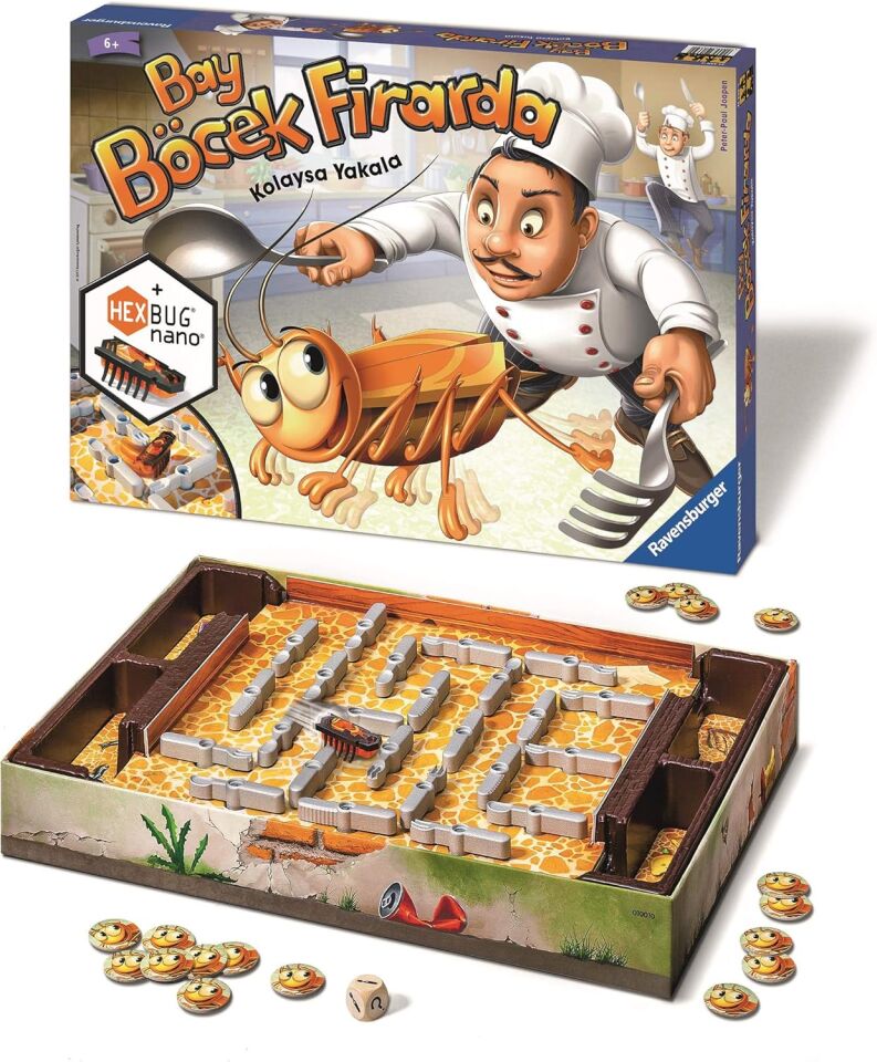 Ravensburger Puzzle Bay Böcek Firarda 4 Kutu Oyunu