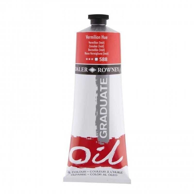 Daler Rowney Graduate Yağlı Boya Grad Oil 200 Ml Vermilion Hue
