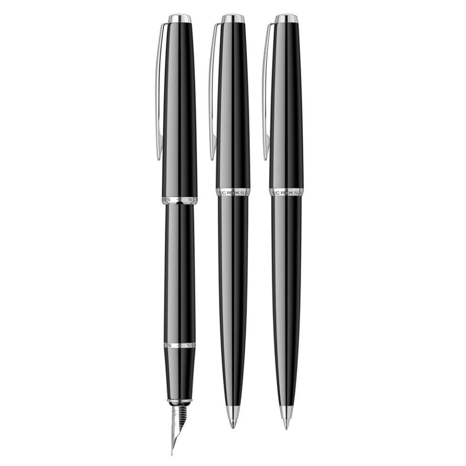 Scrikss 33 Dolmakalem - Tükenmez Kalem - Versatil 3 Lü Set Siyah