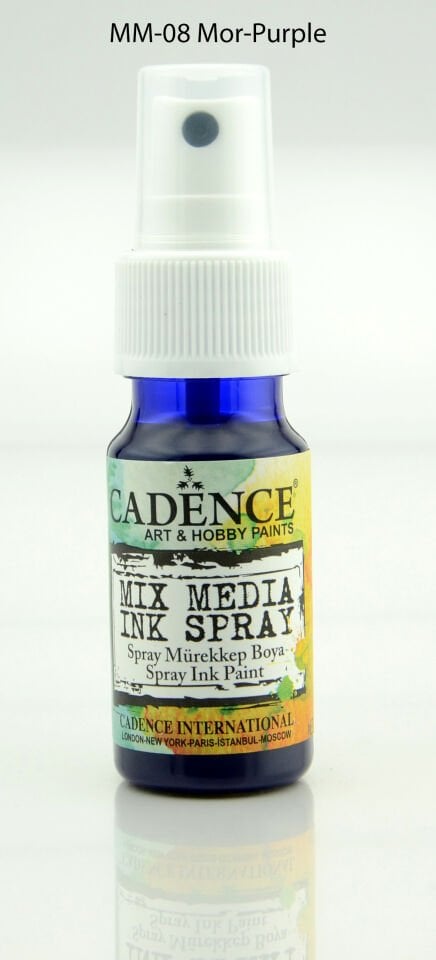 Cadence Mıx Medıa Ink Sprey Mürekkep Mm-08 Mor 25 Ml