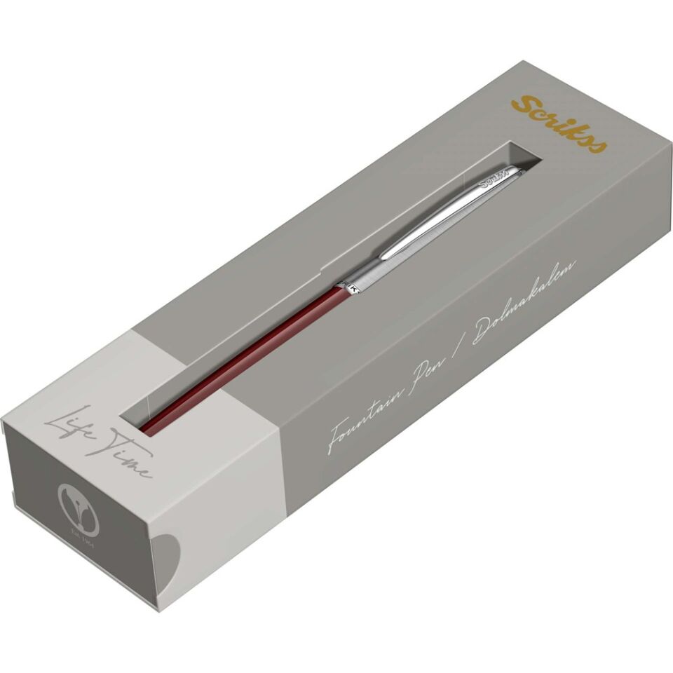 Scrikss 78 Dolmakalem Bordo Özel Kutu