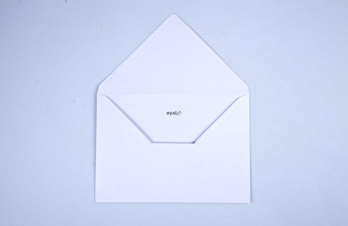 Oyal Davetiye Zarfı 13x18 Beyaz 90 Gr 25 Li