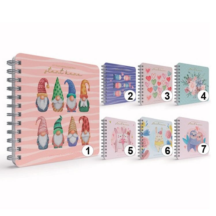 Gıpta Start Spiralli Sert Kapak Defter 16X16 100 Yaprak Noktalı