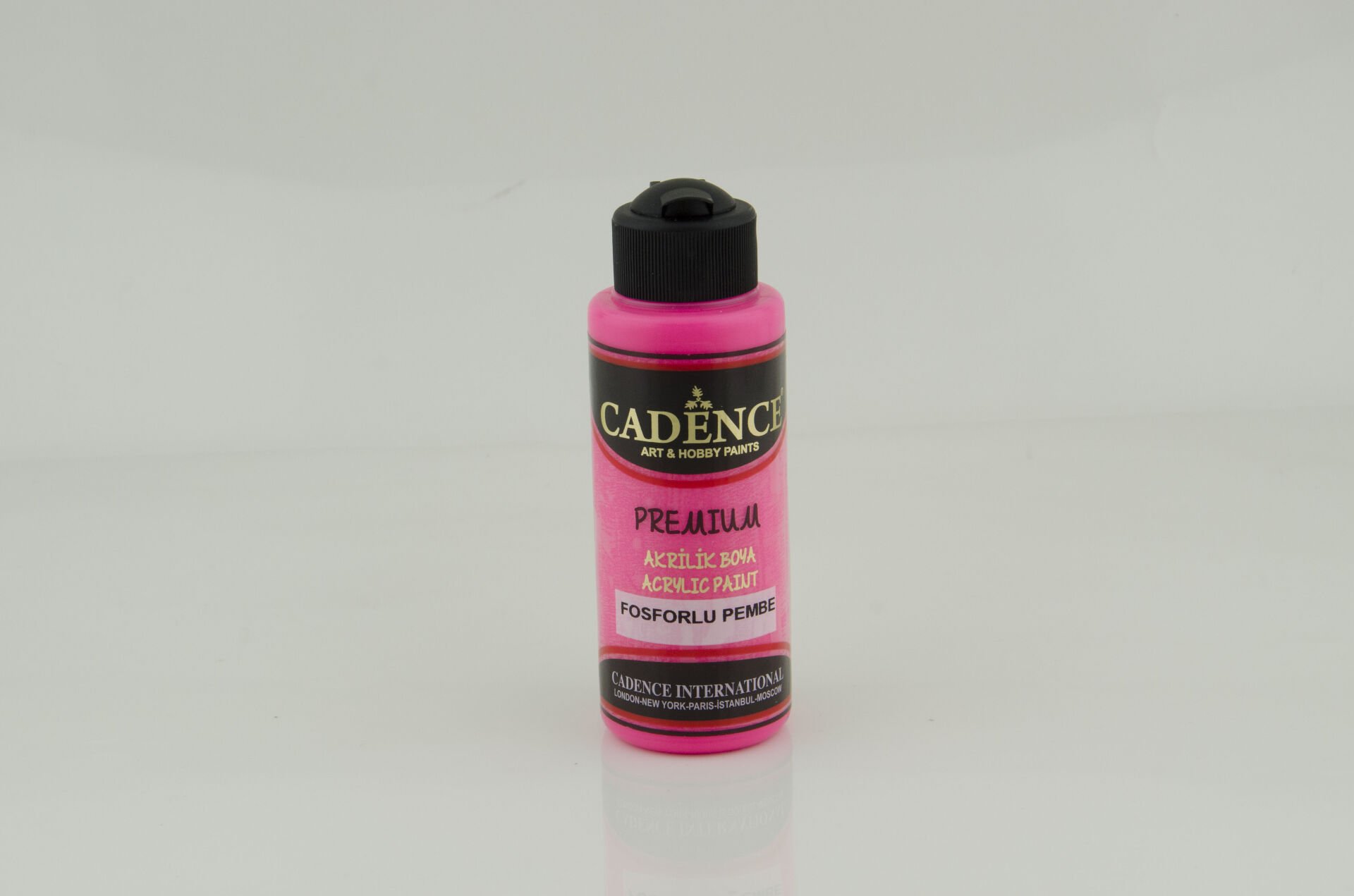 Cadence Fosforlu Premium Akrilik Pembe 120 Ml