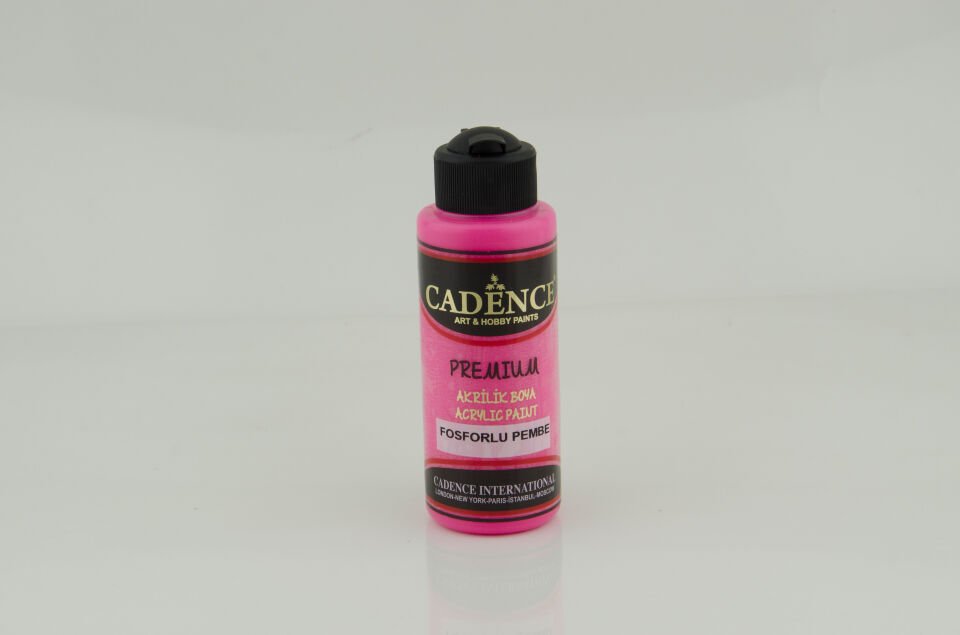 Cadence Fosforlu Premium Akrilik Pembe 120 Ml