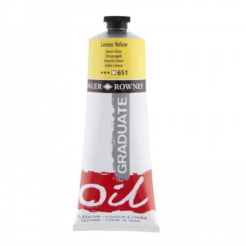 Daler Rowney Graduate Yağlı Boya Grad Oil 200 Ml Lemon Yellow