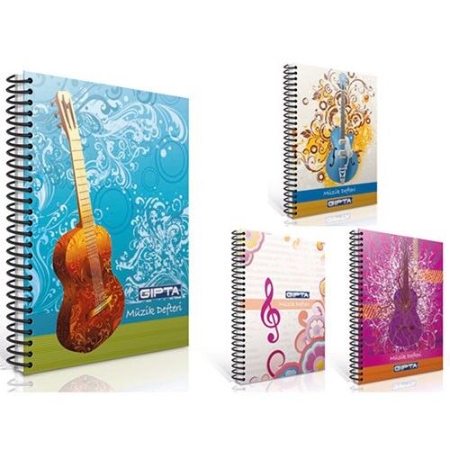 Gıpta Spiralli Müzik Defter A4 40 Yp