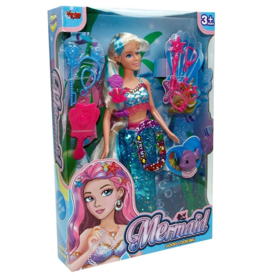 Kutu 29 Cm Aksesuarlı Deniz Kızı