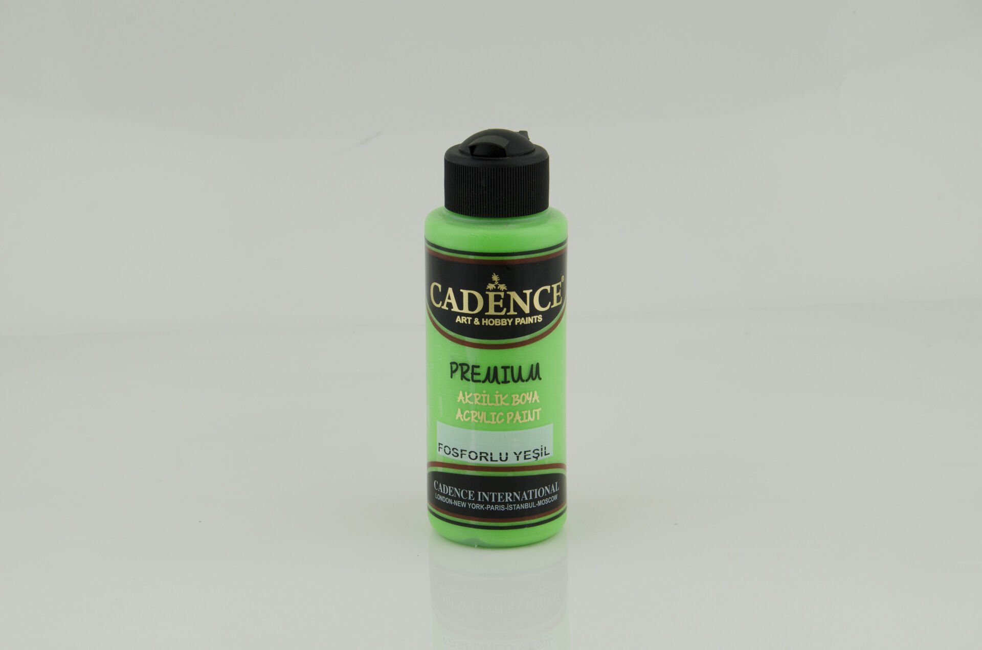 Cadence Fosforlu Premium Akrilik Yeşil 120 Ml