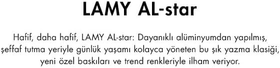 Lamy Al-Star Dolma Kalem Aluminyum M Uc Fiery