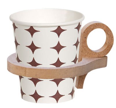 Okutan Ahşap Bardak Tutacak