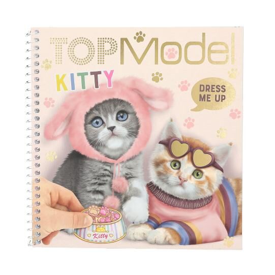 Top Model Dress Me Up Stickerbook Kıtty