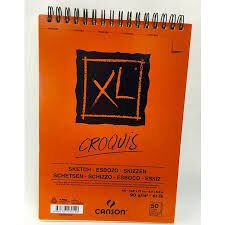 Canson Croquis Xl Albüm 90 Gr Üsten Spiralli A5 50 Yaprak