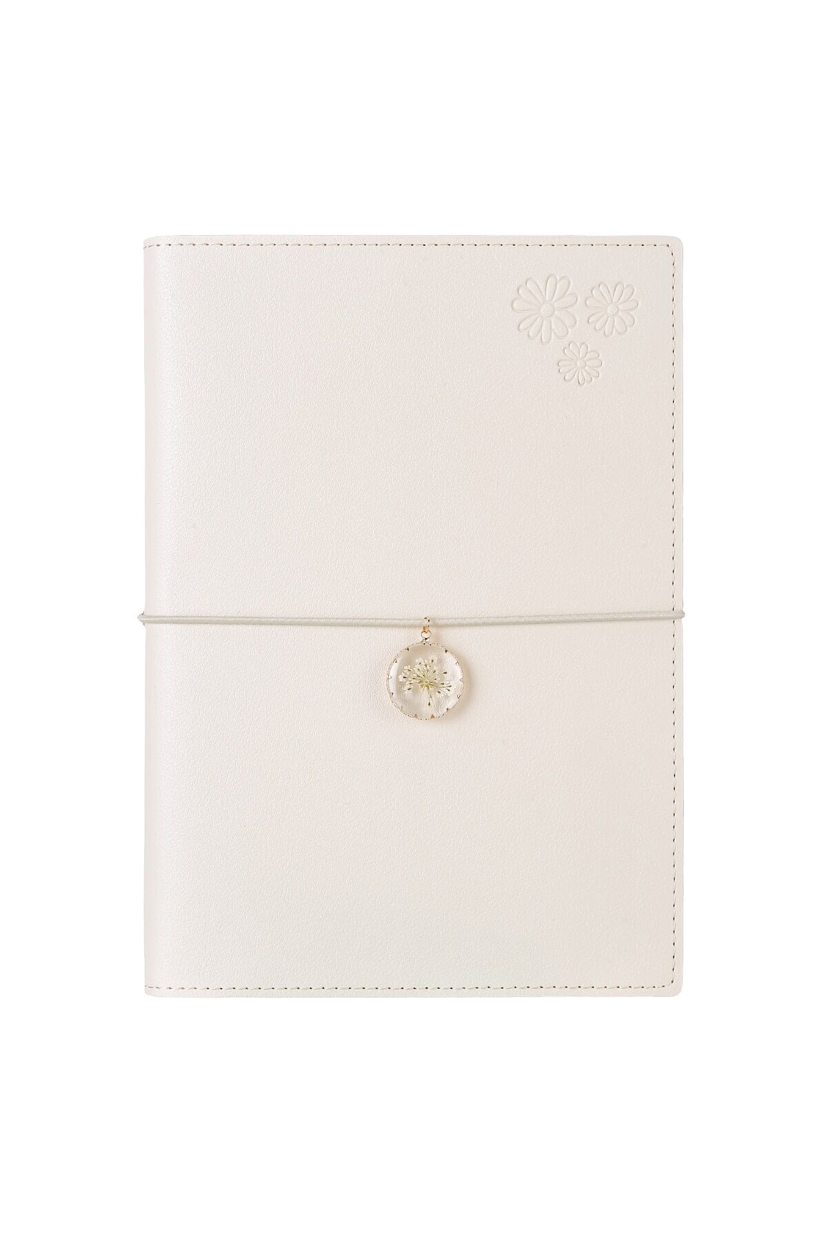 Victoria'S Journals Charm Çiçek Defter A5 96 Yaprak 100 Gr Ivory Noktalı Sarı