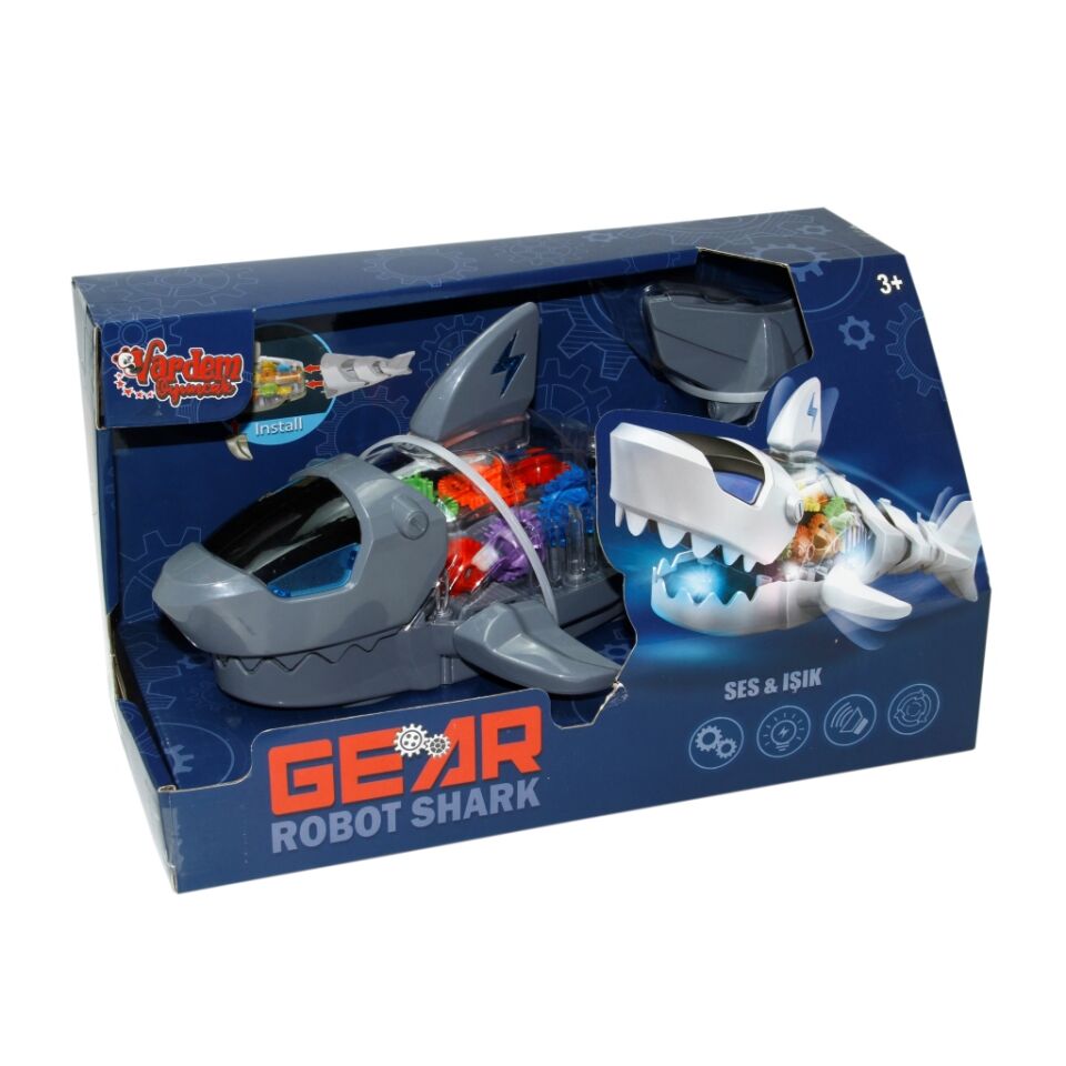 Shark Robot Işıklı Müzikli Hareketli