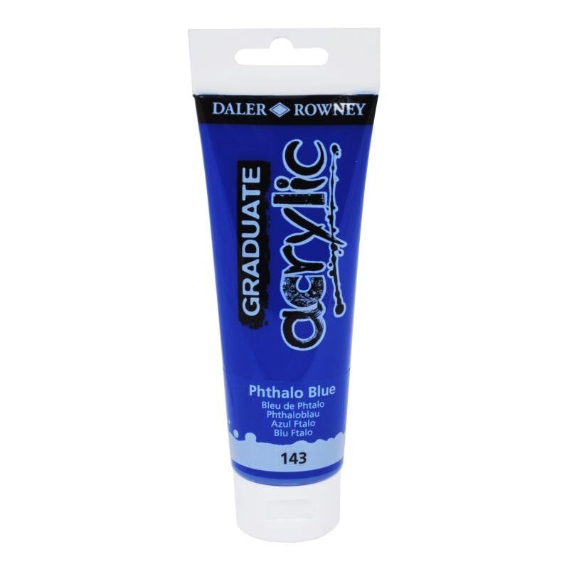 Daler Rowney Graduate Akrilik Boya Graduate Acrylic 120 Ml Phthalo Blue