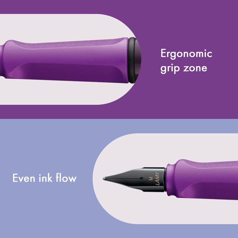 Lamy Safari 2024 Özel Üretim Violet BlackBerry Dolma Kalem M Uc