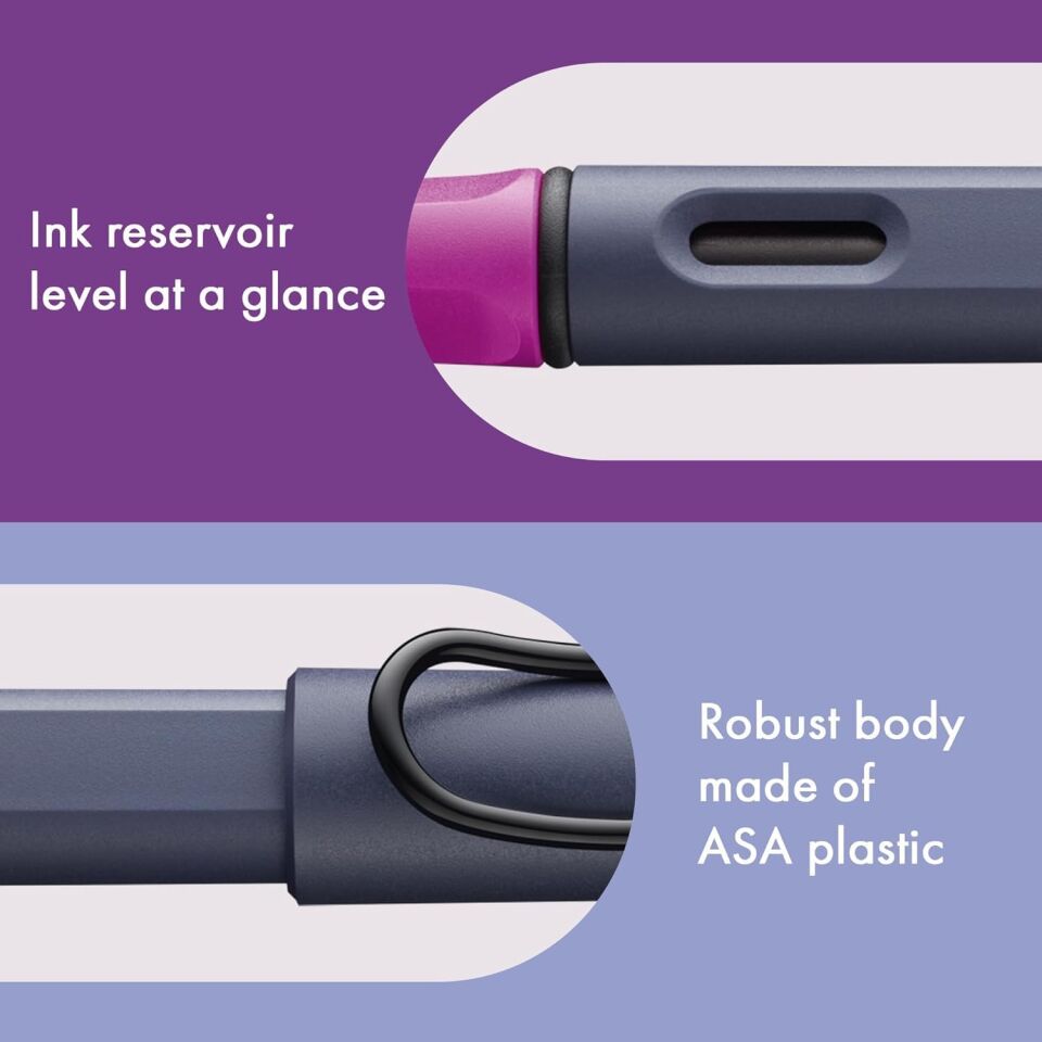 Lamy Safari 2024 Özel Üretim Violet BlackBerry Dolma Kalem M Uc