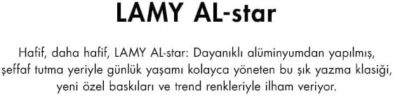 Lamy Al-Star Dolma Kalem Aluminyum M Uc Fiery