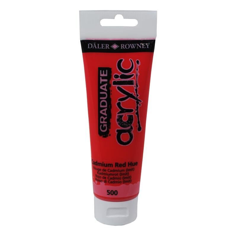 Daler Rowney Graduate Akrilik Boya Graduate Acrylıc 120 Ml Cadmıum Red Hue
