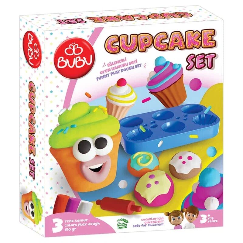 Bu-Bu Oyun Hamuru Seti Cupcake