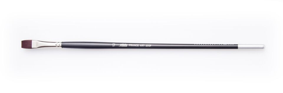 Pebeo Fırça No:12 Pebeo Siyah Sentetik Kıl Yağlı Ve Akrilik Fırçası