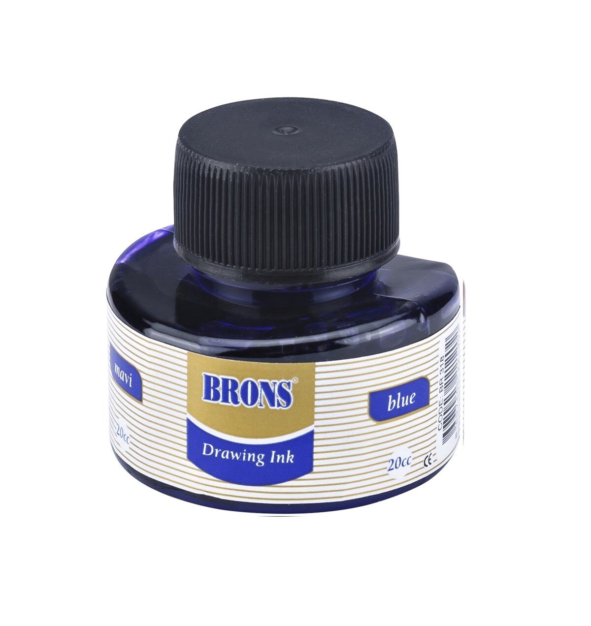 Brons Çini Murekkebi Mavi 20 Cc