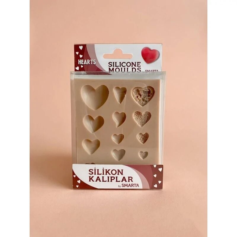 Nureart Kalpler Hearts Silikon Kalıp Sk1013003