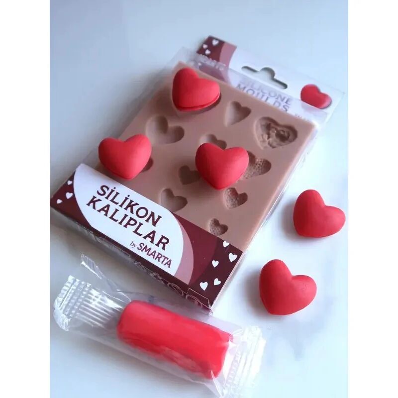 Nureart Kalpler Hearts Silikon Kalıp Sk1013003