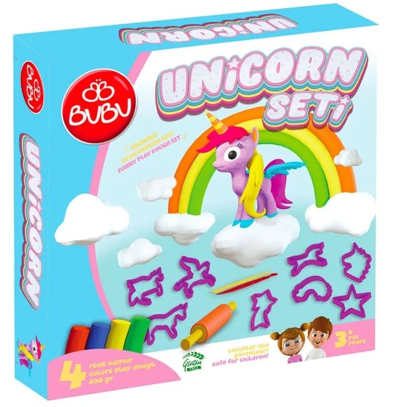 Bu-Bu Unıcorn Oyun Hamuru Seti