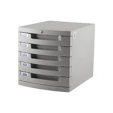 Kraf Evrak Rafı Kilitli 5 Çekmece 215G