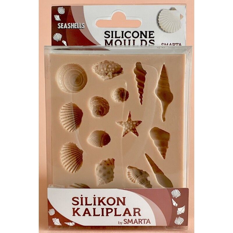 Nureart Deniz Kabukları Seashells Silikon Kalıp Sk1013004